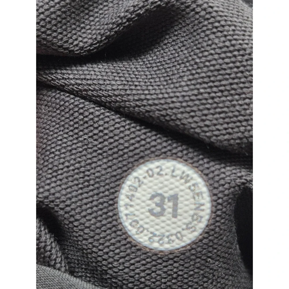 Lululemon Cargo Pants Womens 31x27 Gray Relaxed Elastic Waist Canvas Travel